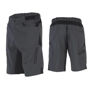 Zoic Ether MTB Shorts Men's Mountain Biking Trail Riding Cargo Shadow Gray XL